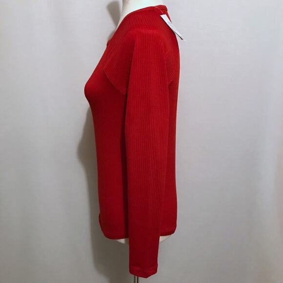 Jenni NWT Red Long Sleeves Sleepwear Top Women Various - Picture 5 of 9